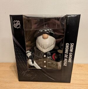NHL Ceramic Snow Gnome with Red Accent